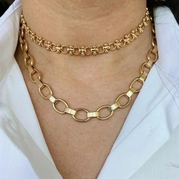 CHAIN Choker 18k Gold Plated - Picture 3 of 6